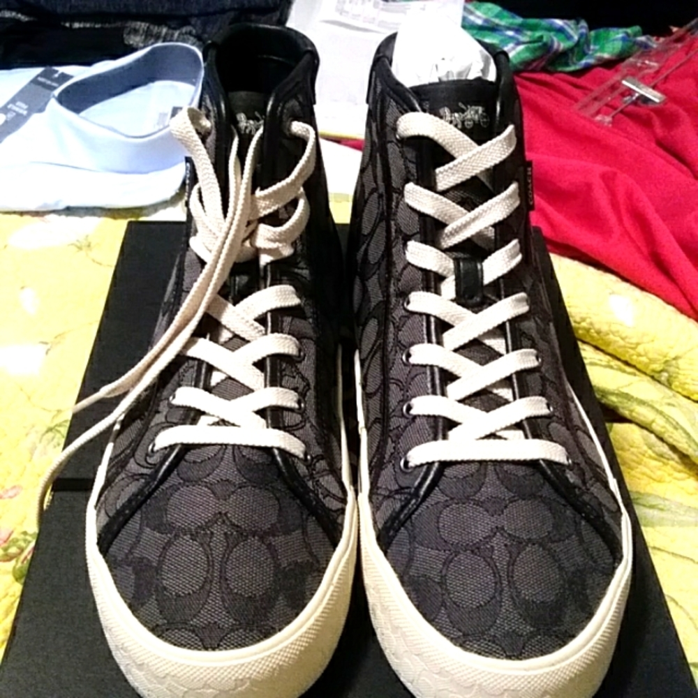 NWT Coach High Top Skate Sneaker